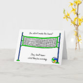 Heb je het volleybalteam niet gemaakt? kaart (Gele Bloem)