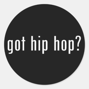 Heb je hiphop? ronde sticker