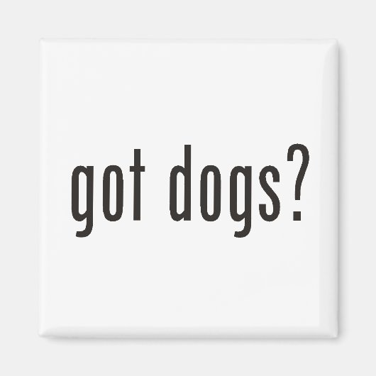 Heb je honden? magneet (Voorkant)