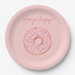 "Heb je honger?" Donut Party Borden 🍩💞 Papieren Bordje