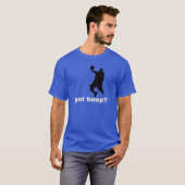 Heb je Hoop? Basketbal T-shirt - Blauw Zwart Wit (Voorkant volledig)