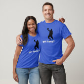 Heb je Hoop? Basketbal T-shirt - Blauw Zwart Wit (Unisex)