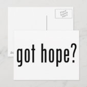 Heb je hoop? briefkaart (Voorkant / Achterkant)