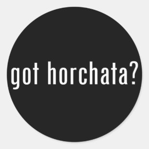 Heb je horchata? ronde sticker
