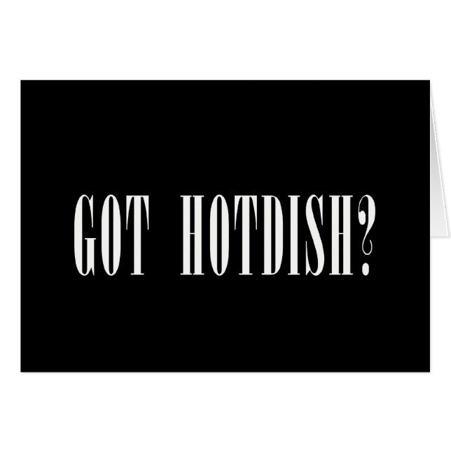 Heb je Hotdish?  (Voorkant Horizontaal)