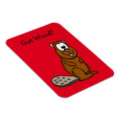 Heb je hout? Beaver Photo Magnet Magneet (Rechterzijde)