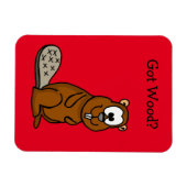 Heb je hout? Beaver Photo Magnet Magneet (Horizontaal)