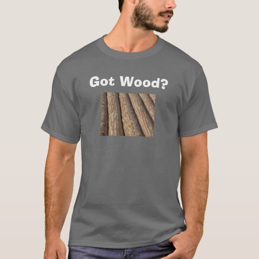 Heb je hout? t-shirt (Voorkant)