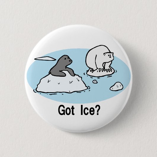 Heb je Ice? knoop Ronde Button 5,7 Cm (Voorkant)