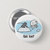Heb je Ice? knoop Ronde Button 5,7 Cm (Voorkant /achterkant)