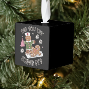 Heb je Icing It School Nurse Christmas PICU geprob Decoratie