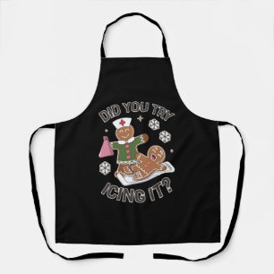 Heb je Icing It School Nurse Christmas PICU geprob Schort