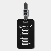 Heb je ijs? (hockey) bagagelabel (Voorkant verticaal)