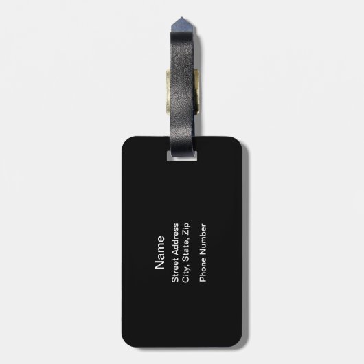 Heb je ijs? (hockey) bagagelabel (Achterkant verticaal)