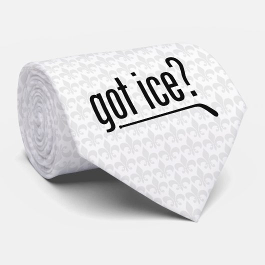 Heb je ijs? (hockey) stropdas (Opgerold)