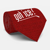 Heb je ijs? (hockey) stropdas (Opgerold)