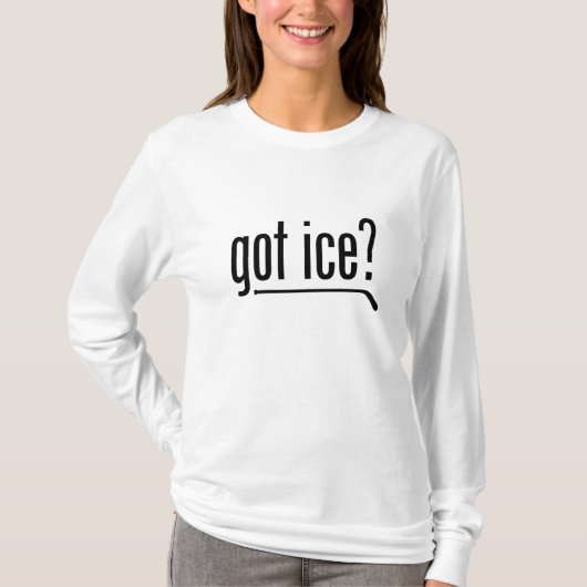 Heb je ijs? (hockey) t-shirt (Voorkant)