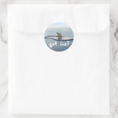 HEB JE IJS? RONDE STICKER (Tas)