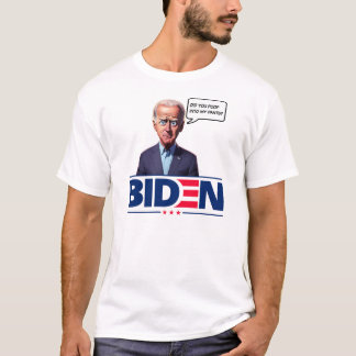Heb je in mijn broek gepoept - Wit T-shirt
