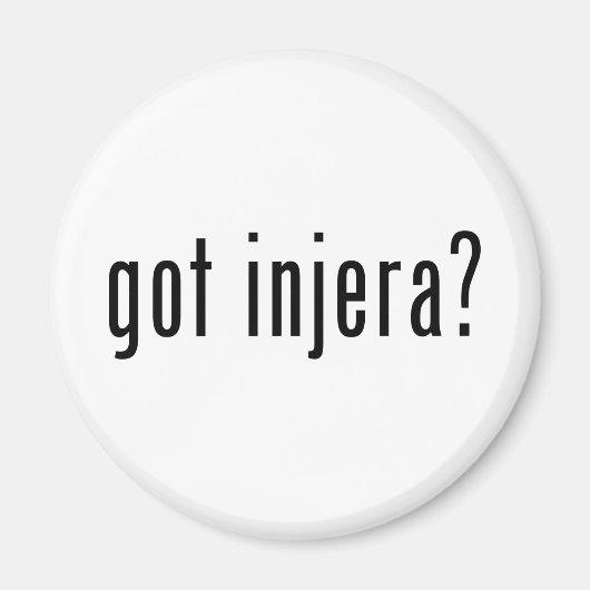 Heb je Injera? Magneet (Voorkant)