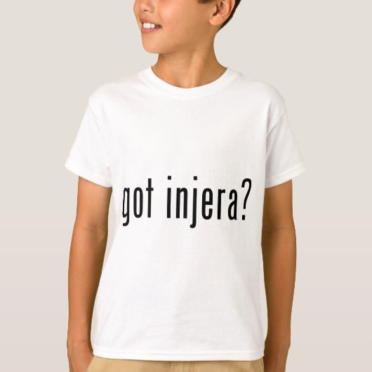 Heb je injera ? t-shirt (Voorkant)
