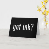 Heb je inkt? kaart (Gele Bloem)