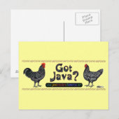 Heb je Java? Briefkaart (Voorkant / Achterkant)