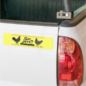 Heb je Java? Bumpersticker (Op Truck)