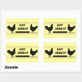 Heb je Javas? Rechthoekige Sticker (Vel)