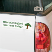 Heb je je boom geknuffeld? bumpersticker (Op Truck)