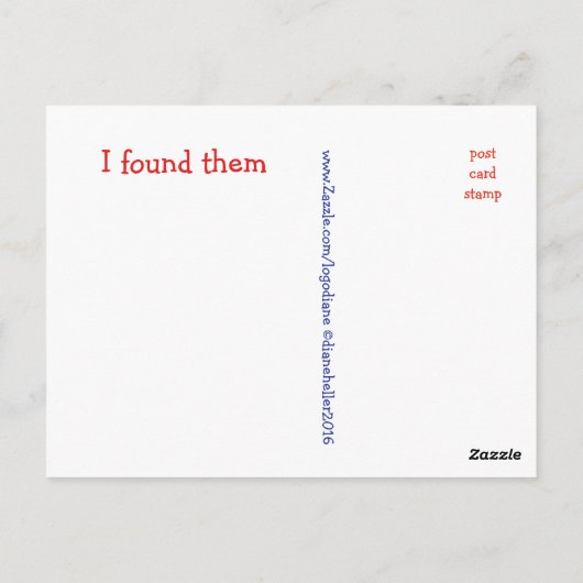 Heb je je bubbels verloren? briefkaart (Achterkant)