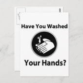 Heb je je handen gewassen? briefkaart (Voorkant / Achterkant)