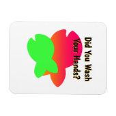 Heb je je handen gewassen? Kinder koelkast Magneet (Horizontaal)