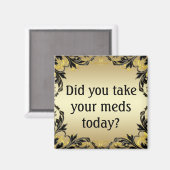 Heb je je medicijnen vandaag genomen? Magneet (Voorkant / Achterkant)