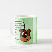 Heb je je ooit afgevraagd hoe slim zijn is? koffiemok (Voorkant links)