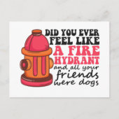 Heb je je ooit zo gevoeld als Fire Hydrant Firemen Feestdagenkaart (Voorkant)