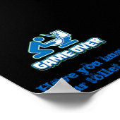 Heb je je toilet vandaag geknuffeld? poster (Hoek)