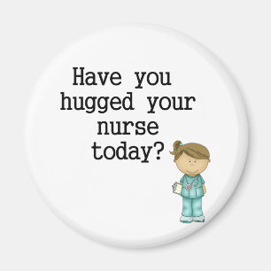 Heb je je verpleegster opgehangen? magneet