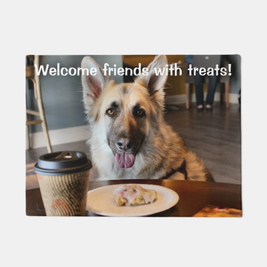 Heb je je zelf iets gegeven? deurmat (Voorkant)