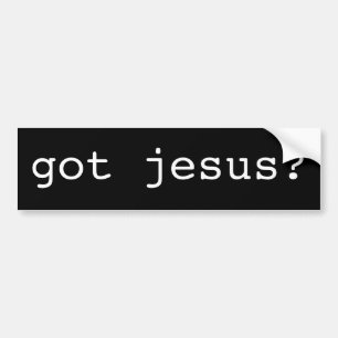 Heb je jesus? bumpersticker