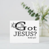 Heb je Jezus? Briefkaart (Staand voorkant)
