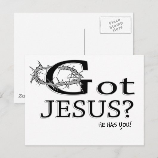 Heb je Jezus? Briefkaart (Voorkant / Achterkant)