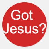 Heb je Jezus? Sticker (Voorkant)