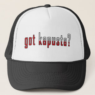 Heb je kapusta? Markering Trucker Pet