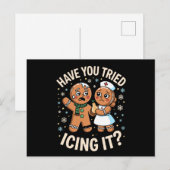Heb je kerst gingerbread Kerstmis besprenkeld Feestdagenkaart (Voorkant / Achterkant)