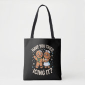 Heb je kerst gingerbread Kerstmis besprenkeld Tote Bag (Voorkant)