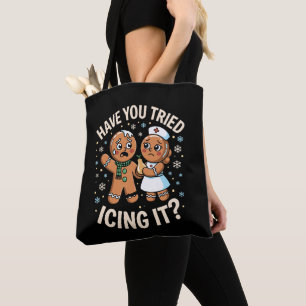 Heb je kerst gingerbread Kerstmis besprenkeld Tote Bag