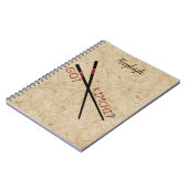 Heb je Kimchi? Aangepast Notitieboek met knoppen (Linkerzijde)