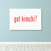 Heb je kimchi? canvas afdruk (Insitu (Houten vloer))