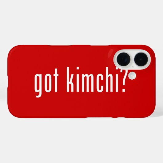 Heb je kimchi? Case-Mate iPhone case (Achterkant (horizontaal))